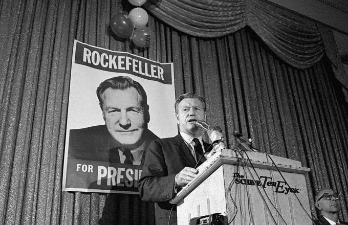 Nelson Rockefeller s'adressant au comité du GOP