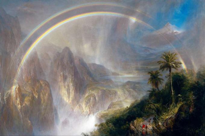 Frederic Edwin Church saison des pluies sous les tropiques