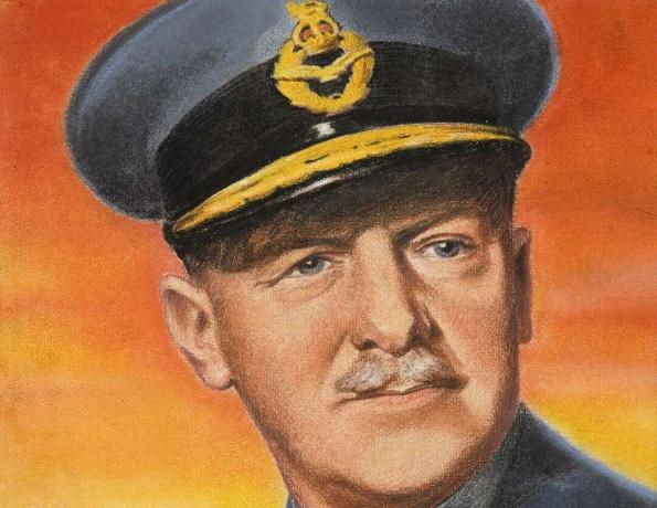 Portrait au pastel d'Arthur Harris