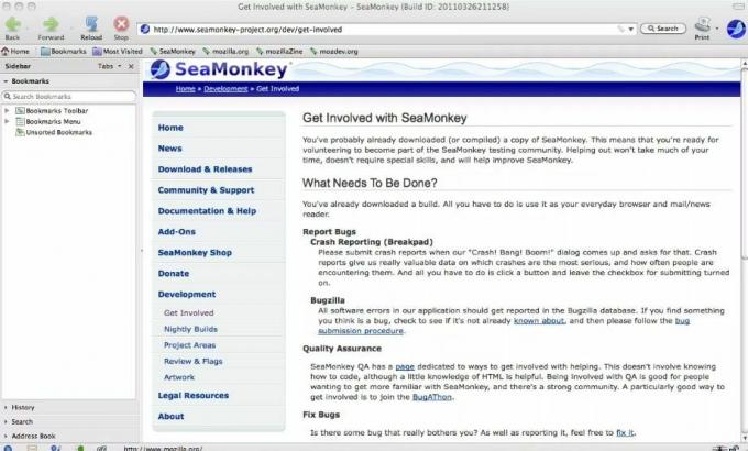 Suite d'applications Internet SeaMonkey