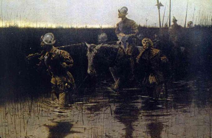 De Soto en Amérique, par Frederic Remington