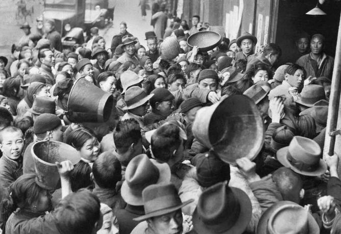 Chinois affamés pendant la famine