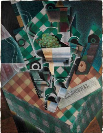 nappe à carreaux nature morte juan gris