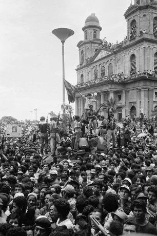 Des sandinistes triomphantes à Managua