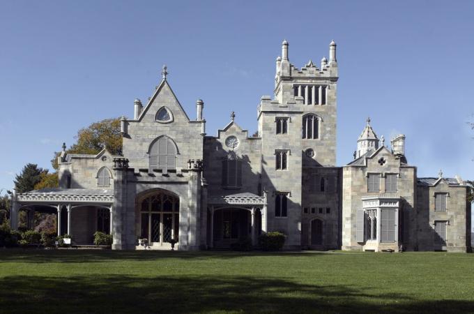 Le Gothic Revival Lyndhurst Mansion à Tarrytown, New York