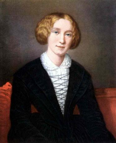 George Eliot en tant que jeune femme, c1840.