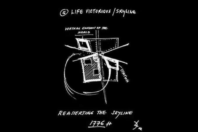 Daniel Libeskind Skyline Sketch Idea from December 2002 Présentation de diapositives