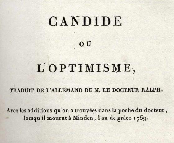 Candide par VOLTAIRE