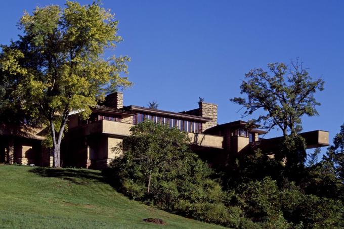 Taliesin, la résidence d'été de Frank Lloyd Wright à Spring Green, Wisconsin