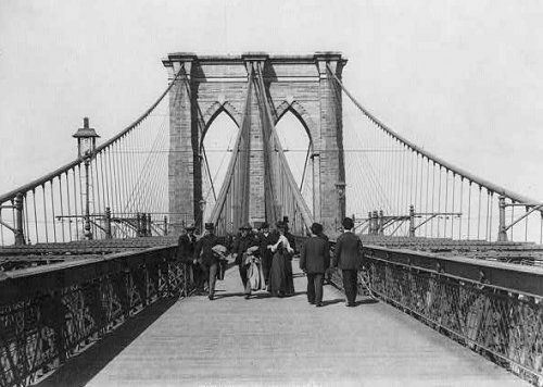 Poussettes sur le pont Broolyn