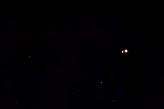 La double étoile Albireo dans Cygnus.