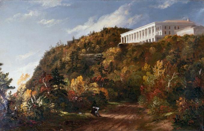 Catskill Mountain House par Thomas Cole