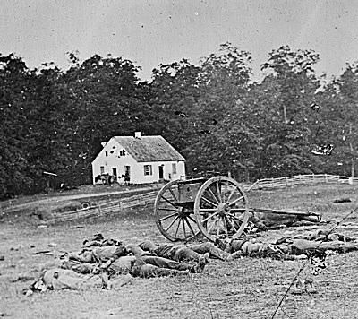 Photographie d'Alexander Gardner de l'église Dunker