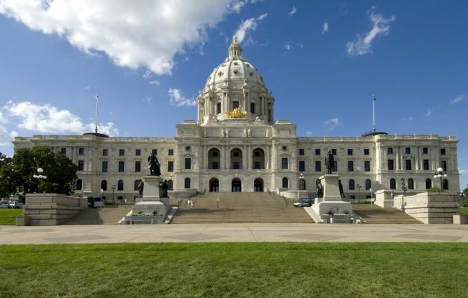 Cass Gilbert conçu par le Minnesota State Capitol, St. Paul, Minnesota