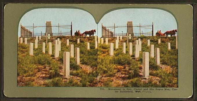 Stéréographe Custer Monument