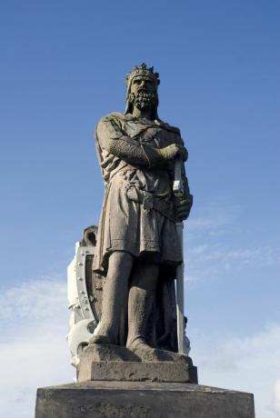 Statue de Wiliam Wallace, château de Stirling, Stirling, Ecosse
