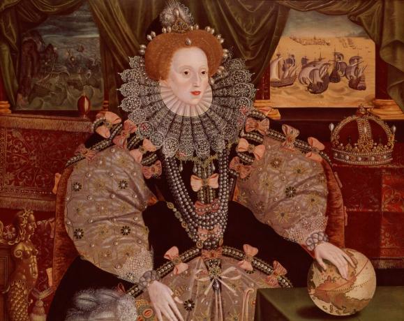 Elizabeth I, Armada Portrait, c.1588 (huile sur panneau)