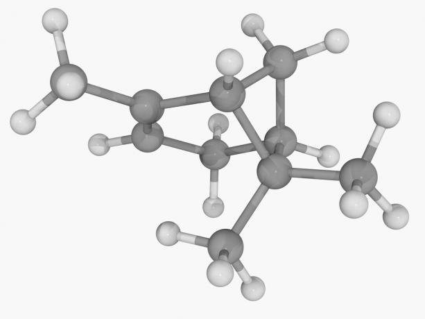 molécule d'alpha-pinène