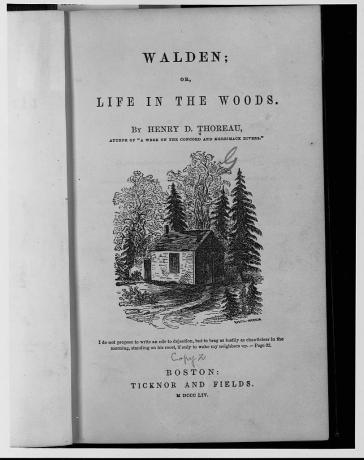 Page de titre de Walden