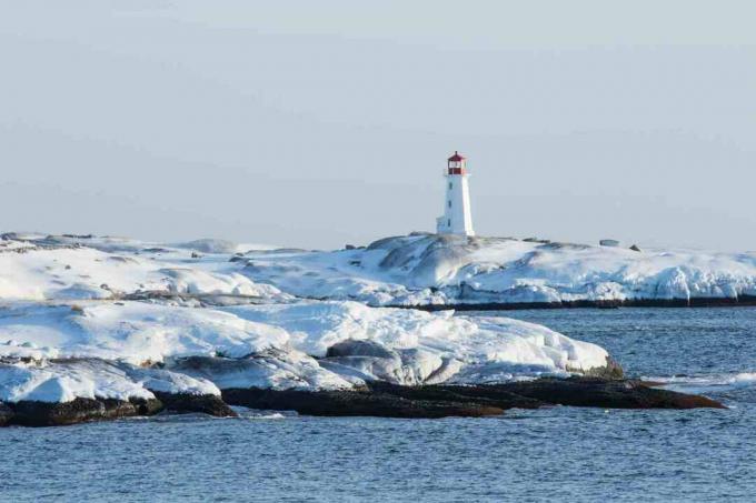 Phare de la Nouvelle-Écosse, où l'air polaire maritime se forme au-dessus des océans à des latitudes élevées