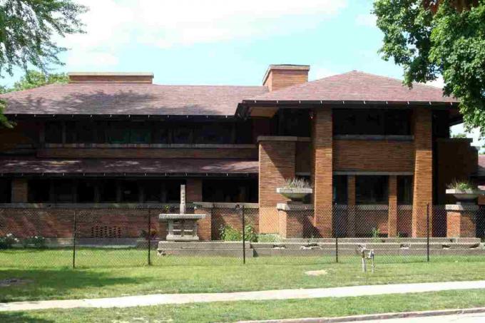 Le style Prairie Darwin D. Martin House par Frank Lloyd Wright à Buffalo