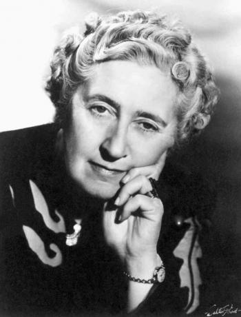 Portrait d'Agatha Christie plus tard dans la vie