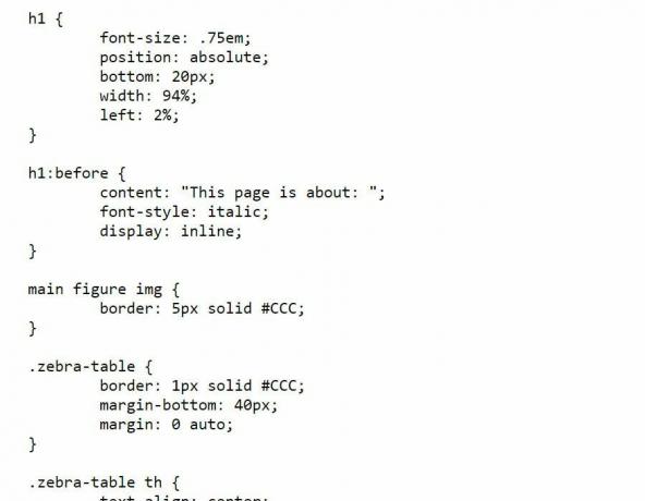 Exemple de CSS
