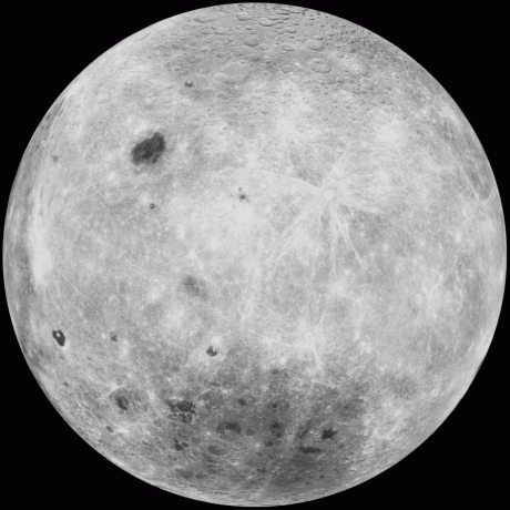 Le pôle sud de la Lune.