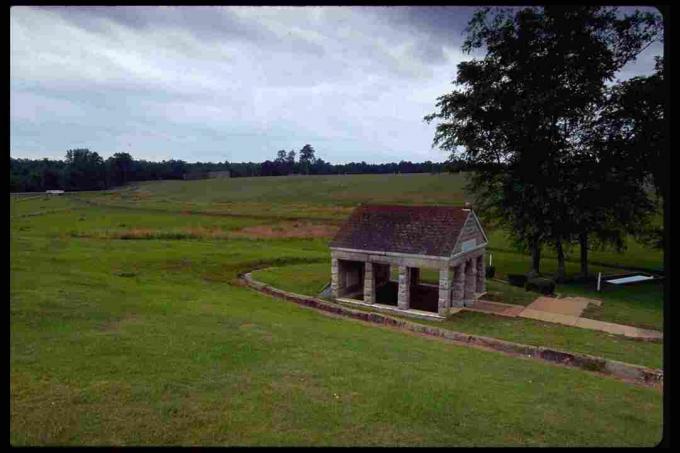 Vue du lieu historique national d'Andersonville