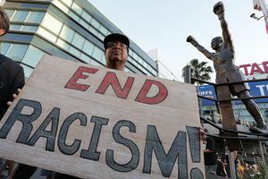 Protestation contre le racisme