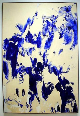 "Pinceau vivant" - Yves Klein