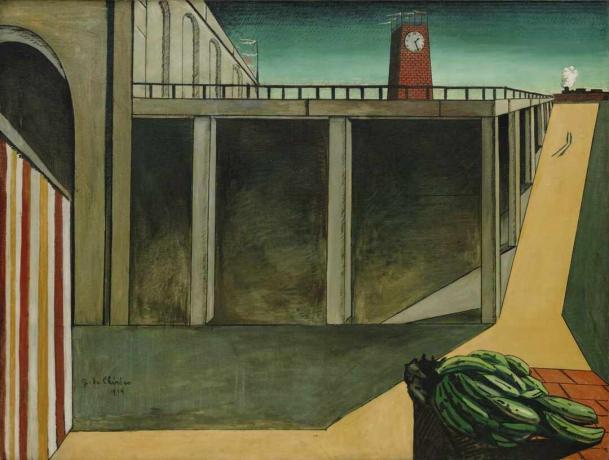 giorgio de chirico montparnasse la mélancolie du départ