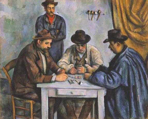 joueurs de cartes cézanne