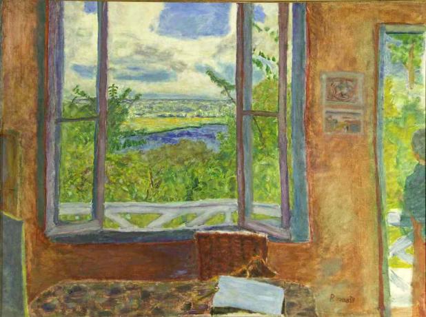 pierre bonnard fenêtre ouverte vers la seine