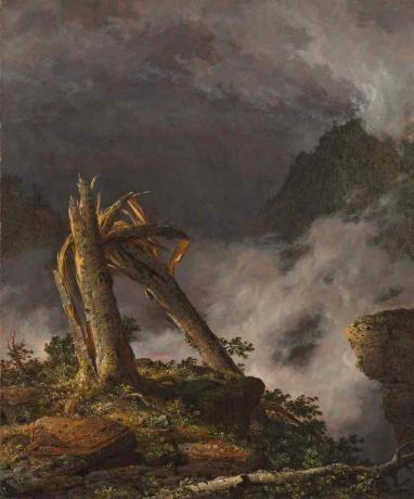 Frederic Edwin Church Storm dans les montagnes