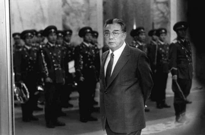 Le leader nord-coréen Kim Il Sung