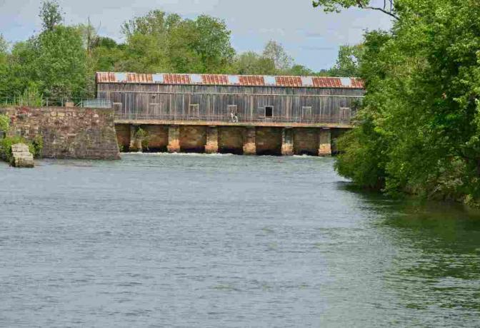 Canal d'Augusta à Augusta en Géorgie