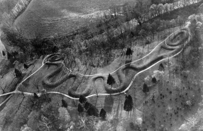 Great Serpent Mound, comté d'Adams, Ohio