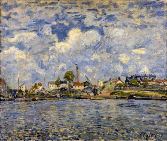 albert sisley seine au point du jour