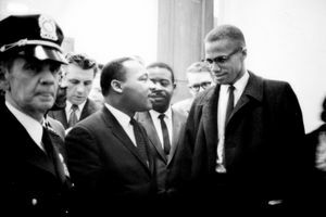 Malcolm X et Martin Luther King Jr. se rencontrent en 1964