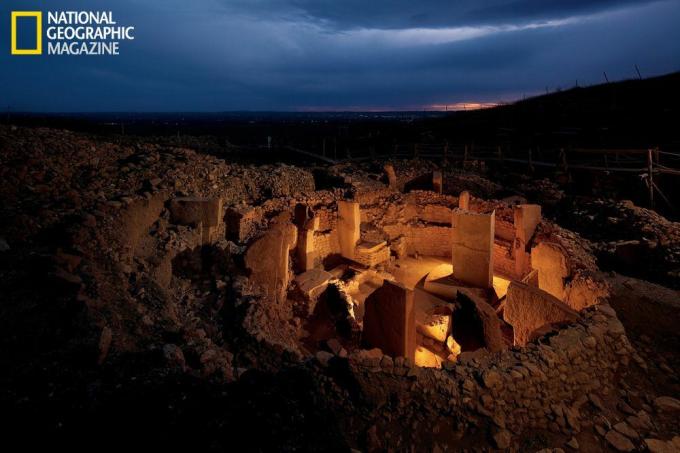 Enceinte du culte néolithique pré-poterie à Gobekli Tepe