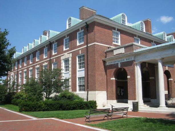 Mergenthaler Hall de l'Université Johns Hopkins