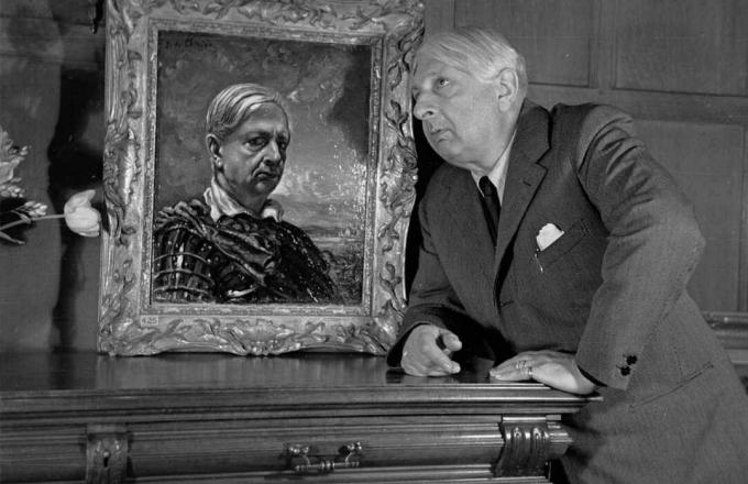 giorgio de chirico avec autoportrait