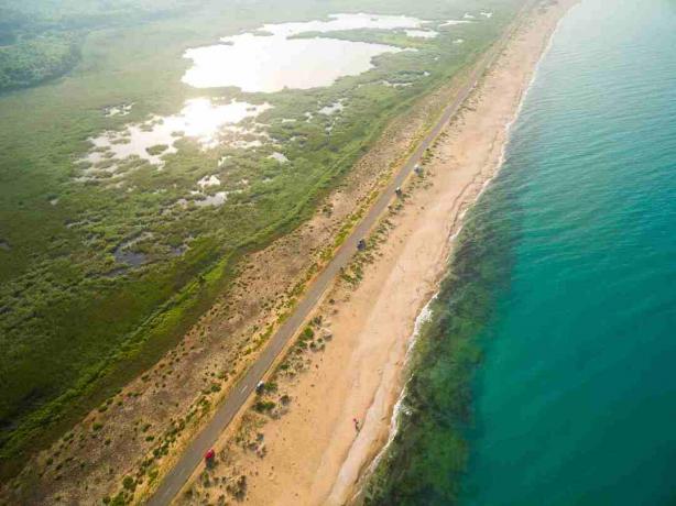 Aerila vue sur le littoral