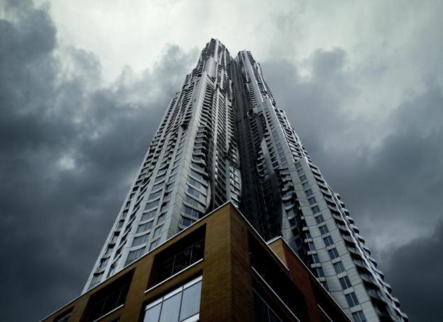 École publique 397 sous New York par Gehry en 2011, Lower Manahattan à New York